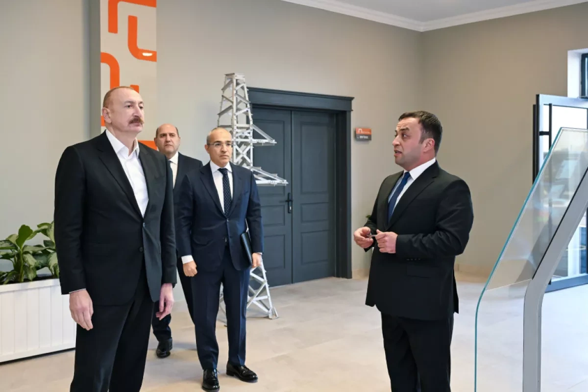 Azerbaijani president reviews new industrial projects in Aghdam PHOTO / Updated