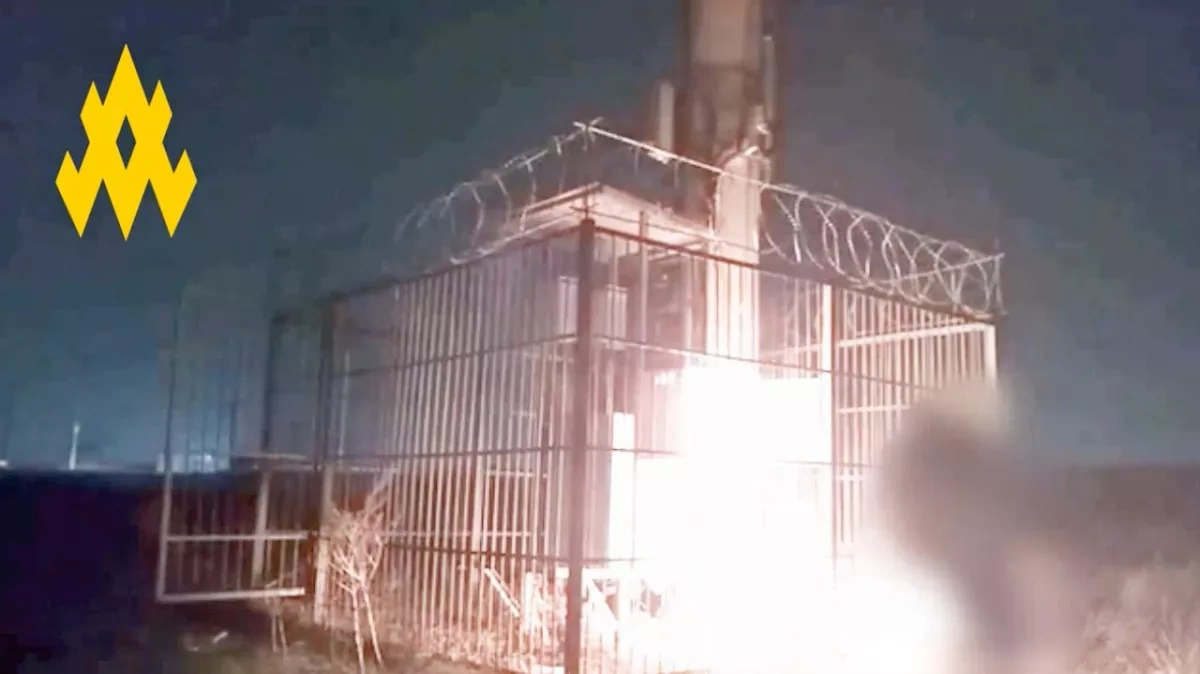 Crimean resistance group targets critical communications node in Russia's Kursk photo / video