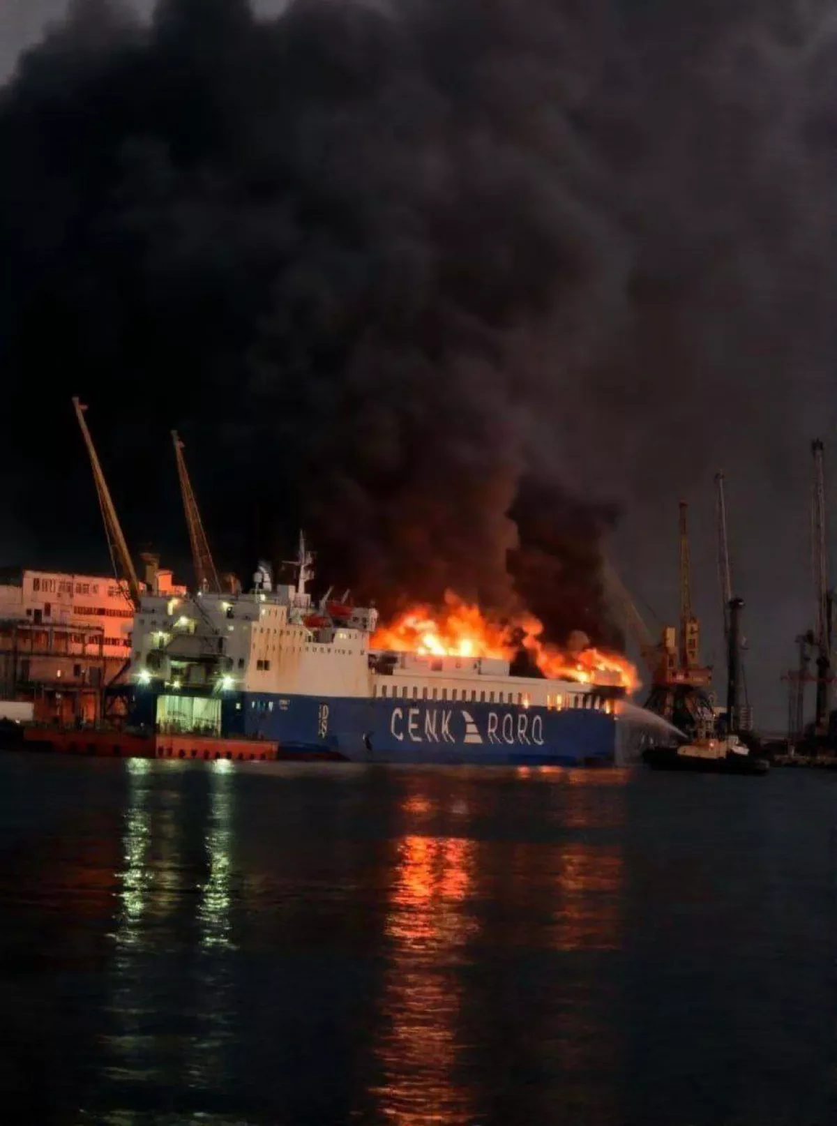 Russian missile strike on Odesa damages civilian vessel and emergency equipment photo / video