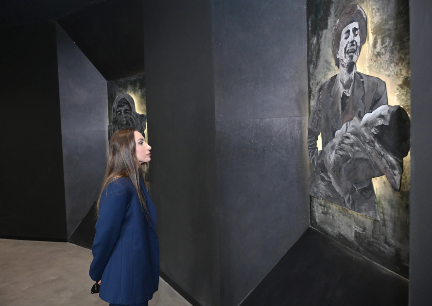 Heydar Aliyev Foundation VP Leyla Aliyeva and Alena Aliyeva visit Ganja Memorial Complex and family of National Hero Natig Gasimov (PHOTO)