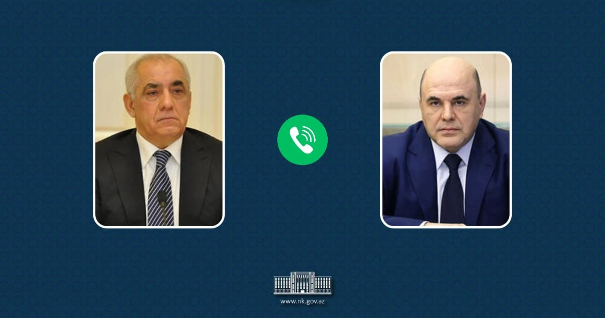 Azerbaijani and Russian Prime Ministers hold telephone conversation