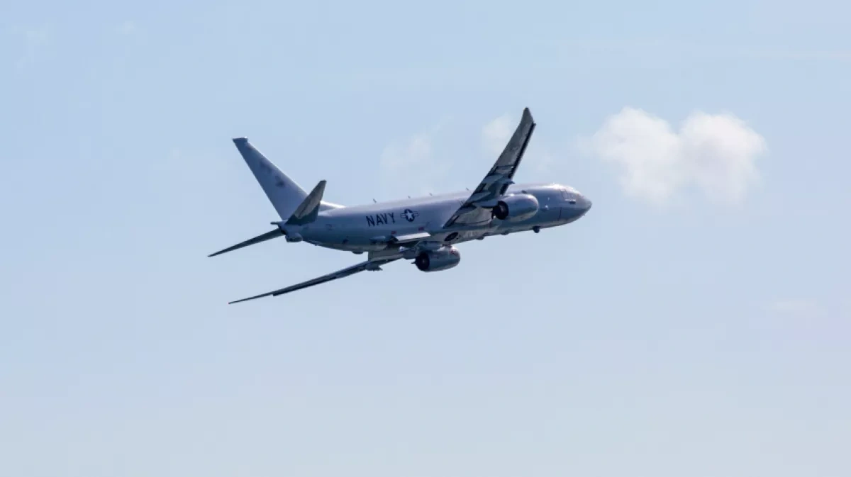 NATO-linked reconnaissance aircraft seen over Black Sea again
