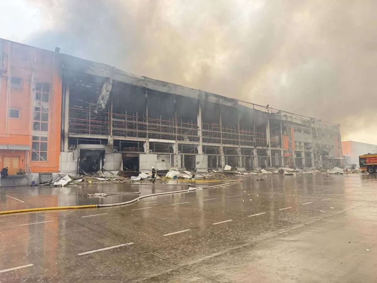 Which logistical facilities were hit in latest Kyiv strike?