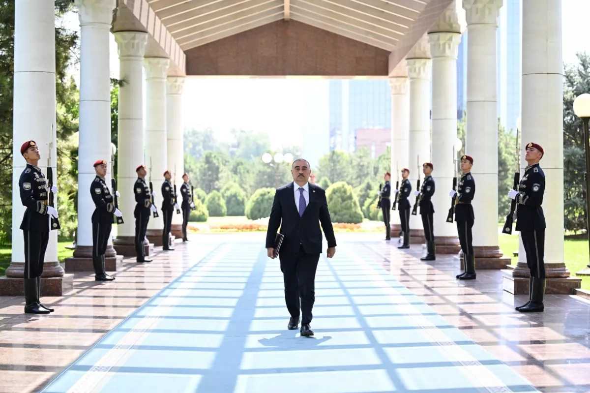 Azerbaijan's new envoy presents credentials to Uzbek president PHOTO