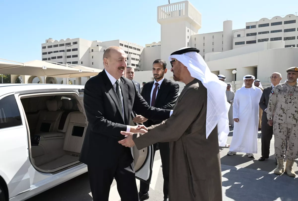 Azerbaijani, UAE presidents observe joint military drills in Abu Dhabi PHOTO