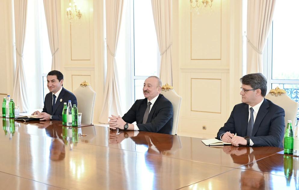 President Ilham Aliyev receives Deputy Prime Minister of Slovakia (PHOTO)