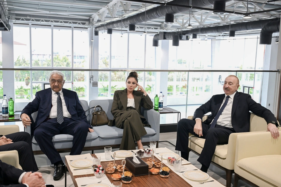 President Ilham Aliyev, First Lady Mehriban Aliyeva attend opening of International Training Center at National Aviation Academy (PHOTO)