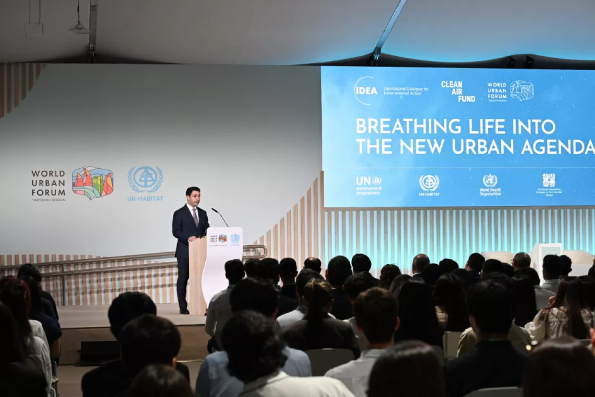 Baku hosts high-level forum on clean air, green cities at WUF13 PHOTO