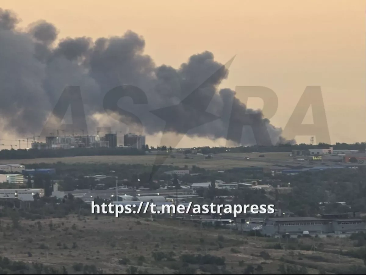 Ukrainian drone attack sparks fires, damages homes in Russia's Rostov PHOTO