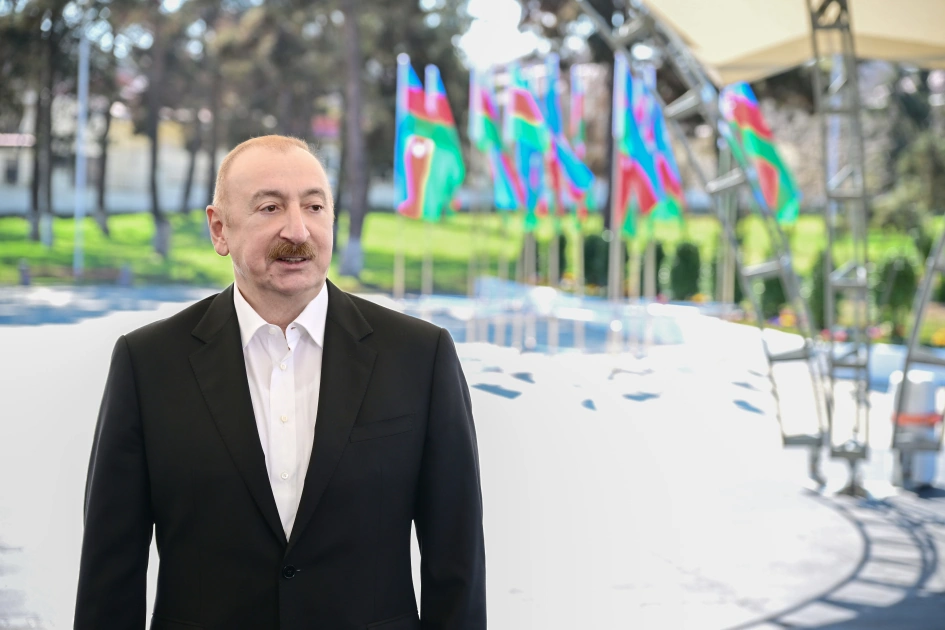 President Ilham Aliyev, First Lady Mehriban Aliyeva meet with residents of Khojavend town and Khojavend village (PHOTO)