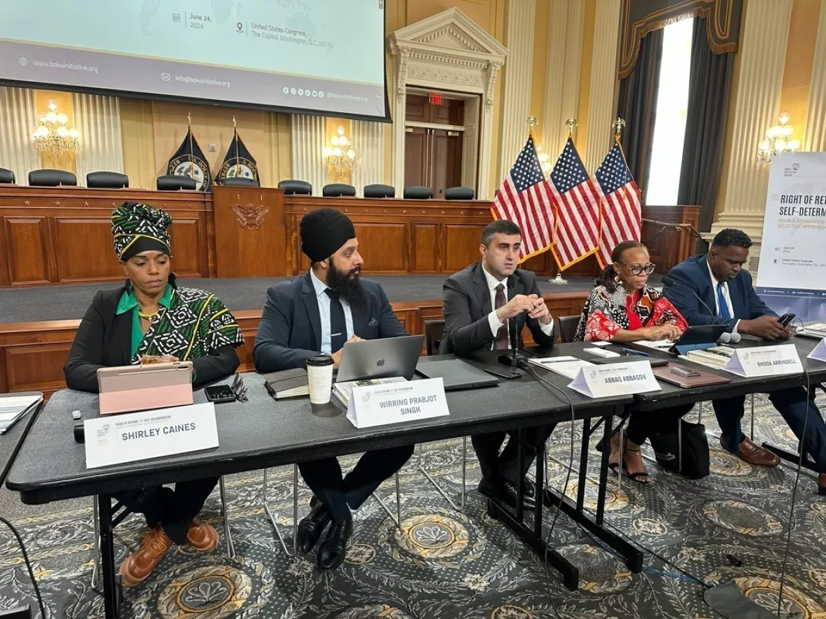 Capitol Hill conference spotlights Western Azerbaijanis' right to return PHOTO