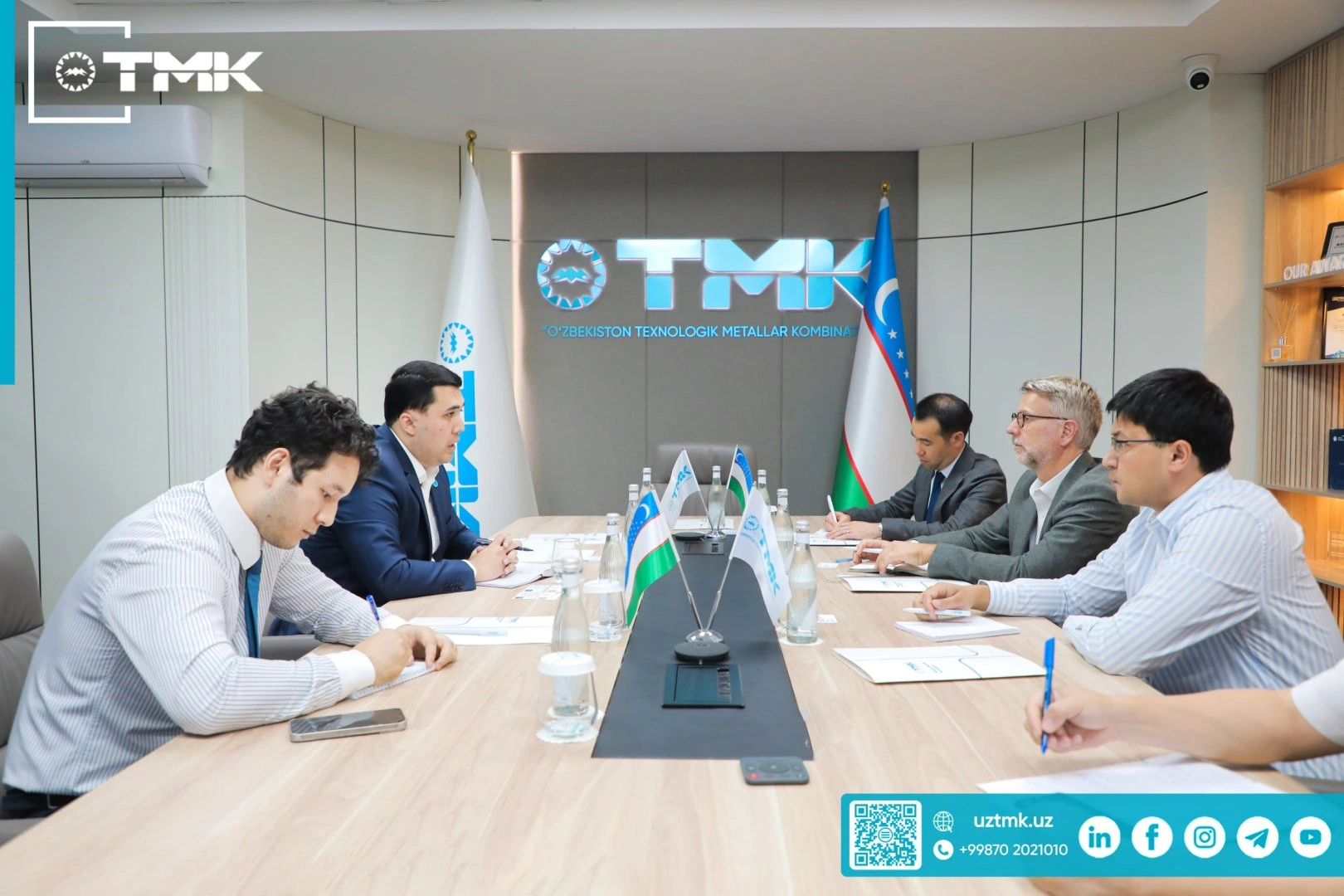 Uzbek TMK, US-based AECOM discuss critical-mineral projects under PGI/TCTR