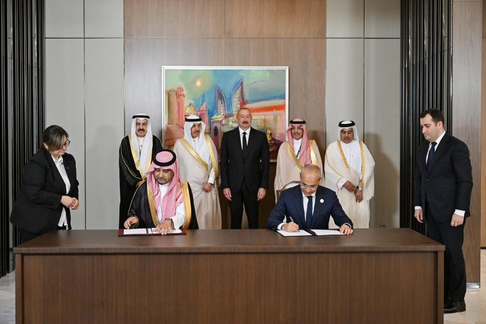 President Ilham Aliyev receives delegation of leaders of member organizations of Arab Coordination Group (PHOTO)