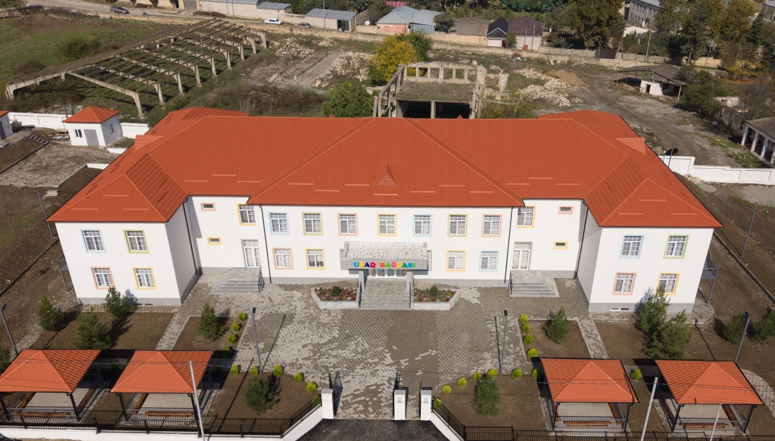 Leyla Aliyeva and Alena Aliyeva attend opening ceremony of nursery-kindergarten inaugurated in Goylar village of Shamakhi district (PHOTO)