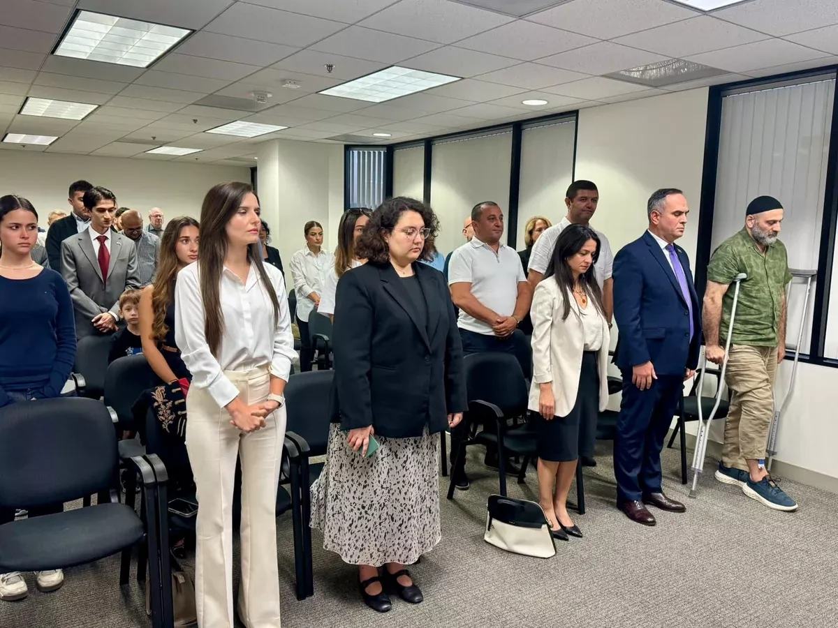 Memorial event honors Azerbaijan’s fallen heroes in Los Angeles PHOTO