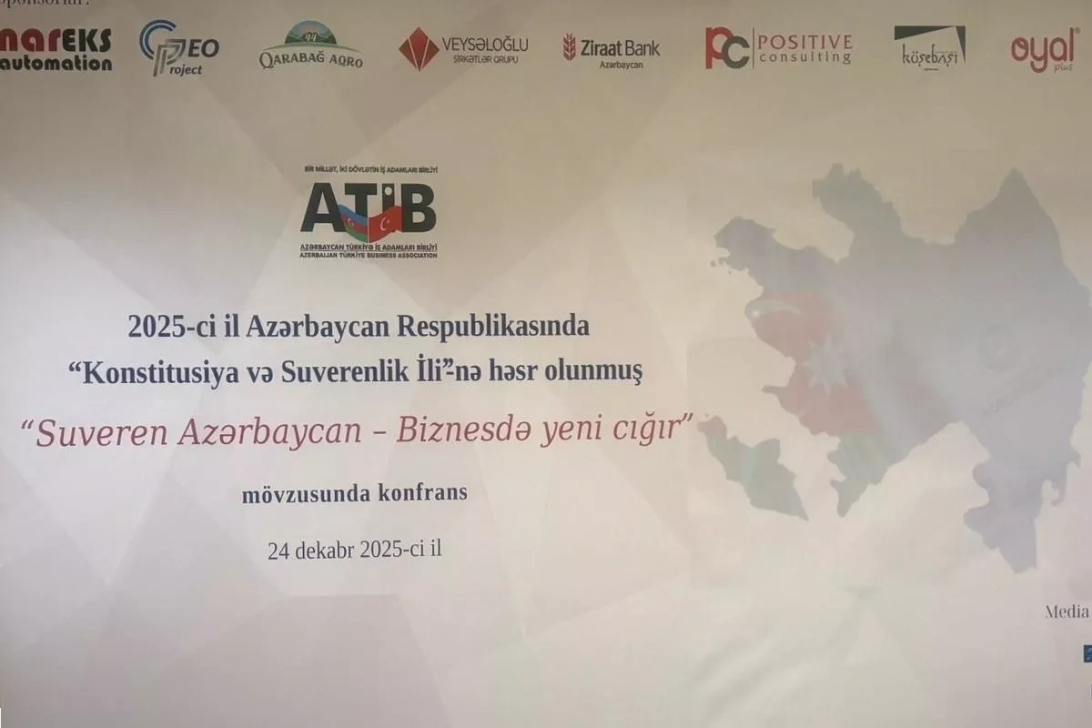 Turkish, Azerbaijani officials attend business conference in Baku PHOTO