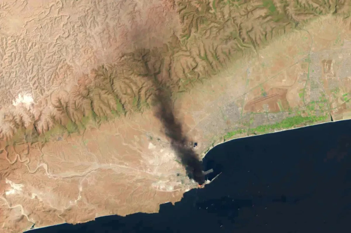 Satellite images reveal damage from US-Israel strikes in Iran PHOTO