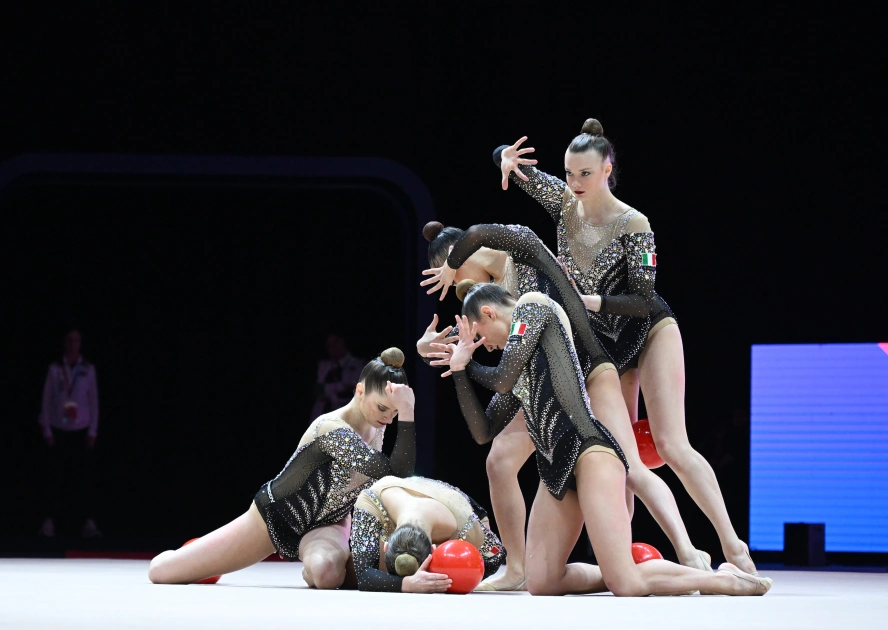 First VP Mehriban Aliyeva watches European Cup in Rhythmic Gymnastics (PHOTO)