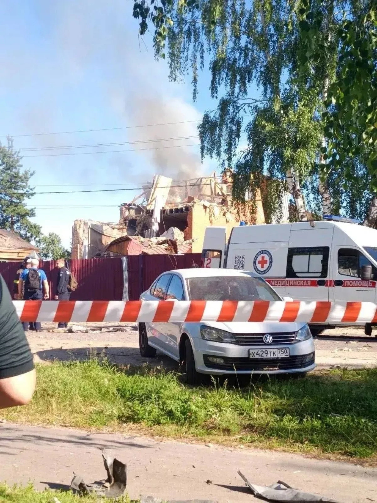 Six-month-old baby killed in drone strike on house near Moscow PHOTO