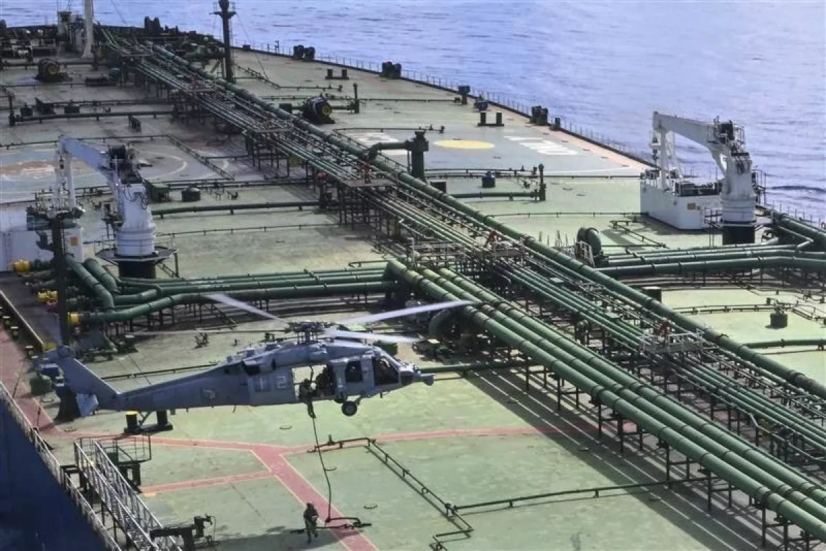 US forces intercept Iran-linked oil tanker in maritime sanctions operation VIDEO