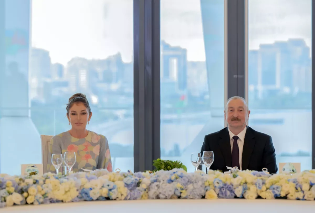 Azerbaijan’s president honours WUF13 leaders, delegations with official reception PHOTO