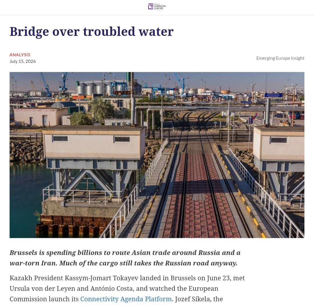 Beyond Emerging Europe highlights President Tokayev’s role in advancing Middle Corridor