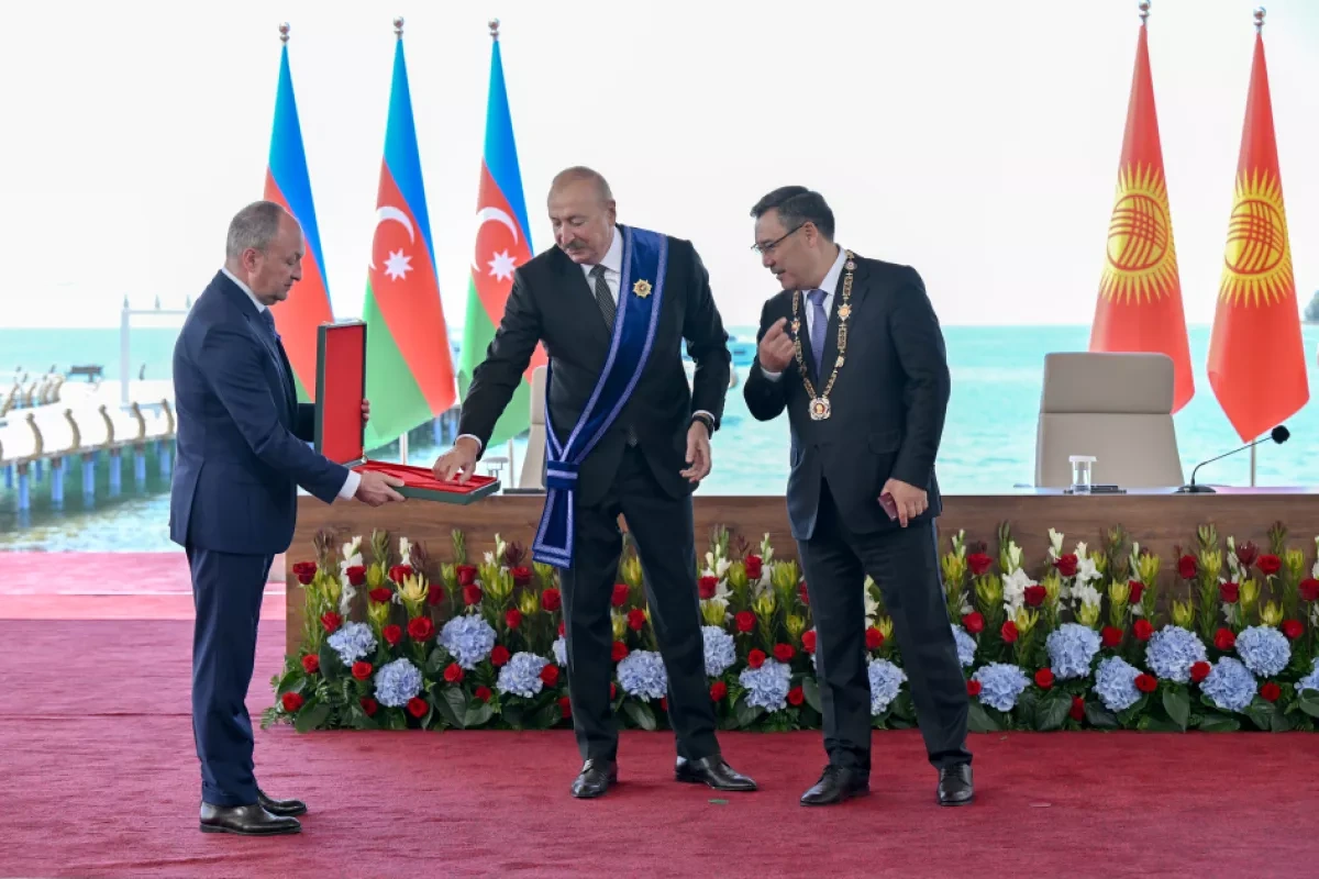 Azerbaijani president credits Zhaparov with driving Kyrgyzstan's rapid rise PHOTO/UPDATED