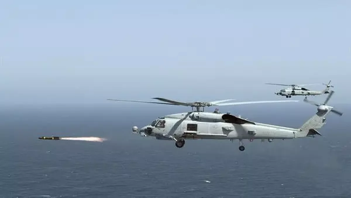 Turkish SeaHawk helicopters test new ROKETSAN missiles for first time VIDEO