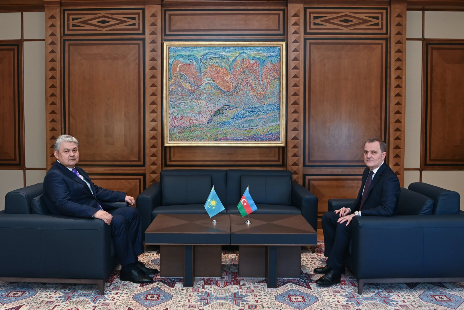 Azerbaijani and Kazakh foreign ministers discuss Middle Corridor