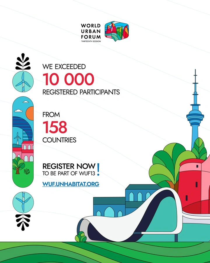 Azerbaijan lifts veil on registration figures for upcoming WUF13 in Baku