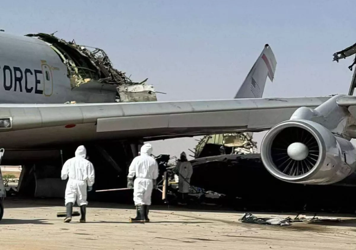 US E-3G Sentry aircraft reportedly destroyed in Iranian strike PHOTO