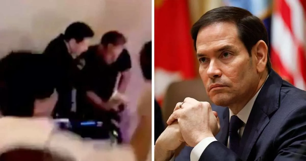 Marco Rubio spotted mixing tracks behind DJ booth at wedding VIDEO