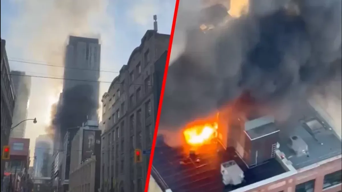Fire, explosions rock downtown Toronto construction site
 VIDEO