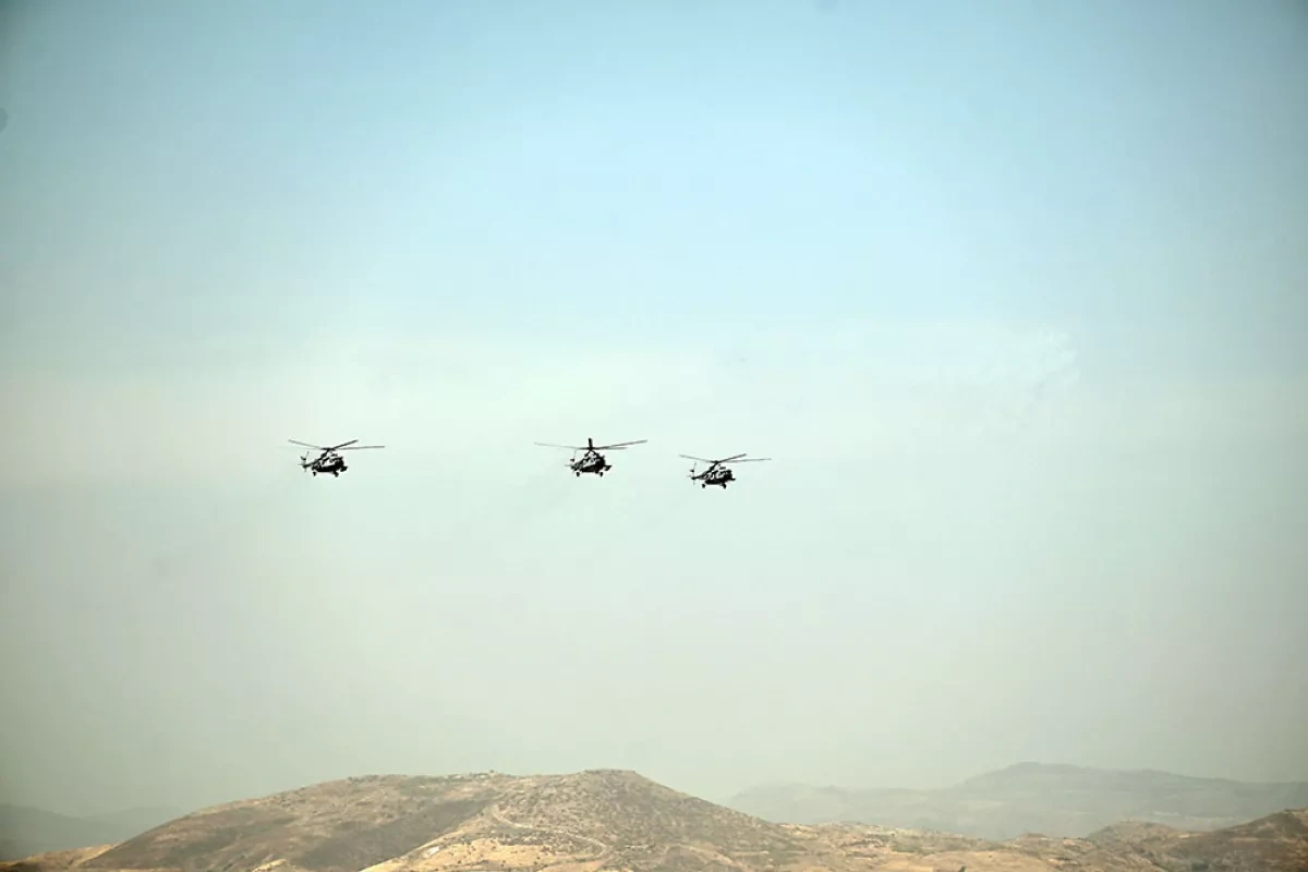 Azerbaijan, Türkiye, Uzbekistan conduct helicopter airborne drill PHOTO / VIDEO