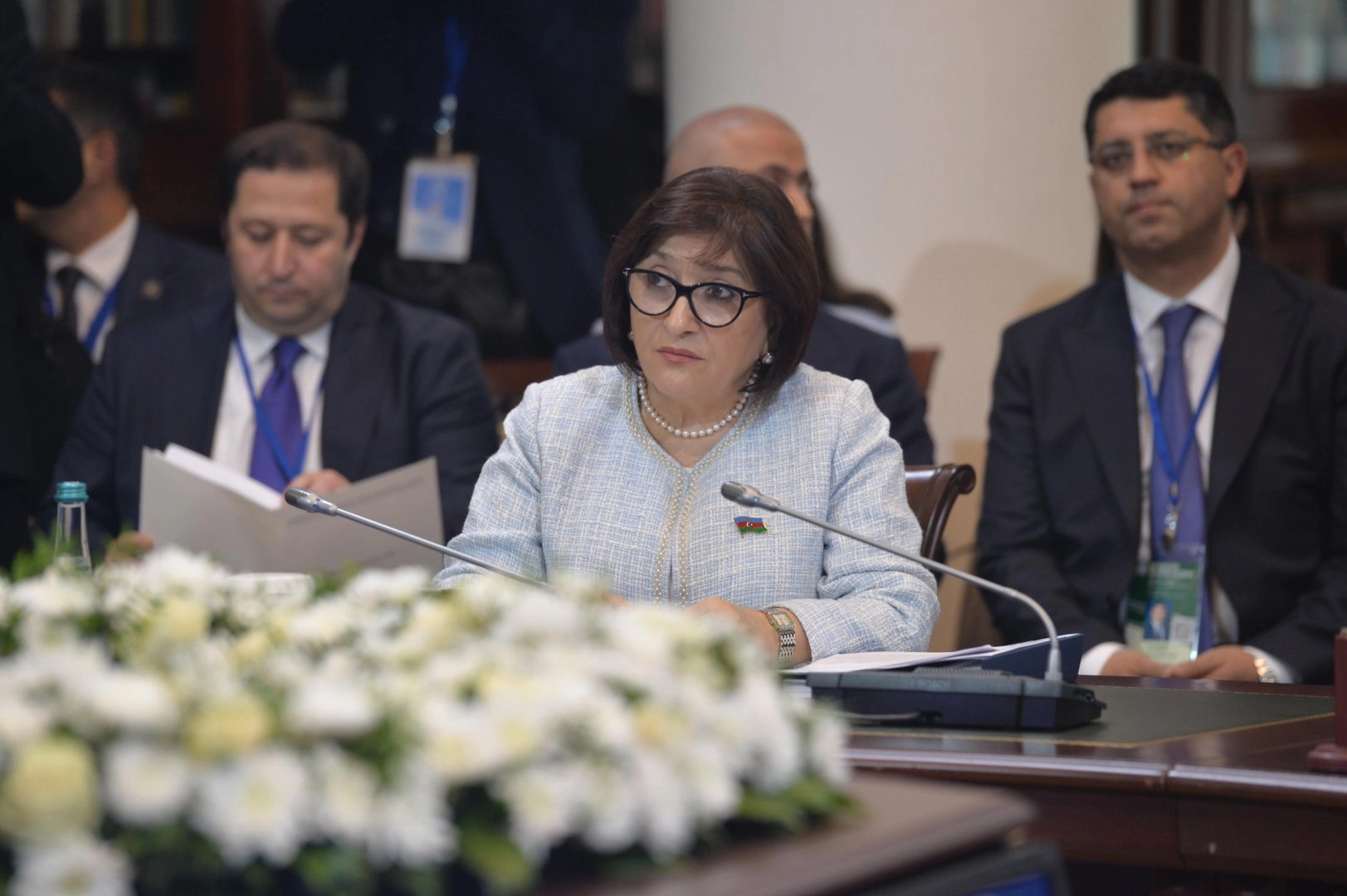 Speaker of Azerbaijani Parliament addresses meeting of CIS Council (PHOTO)
