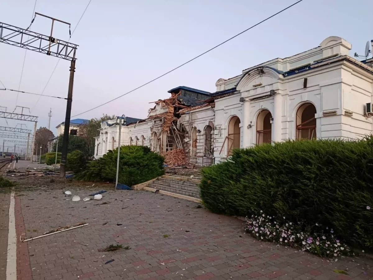 Russian drone strikes damage railway infrastructure in Kharkiv, Kyiv