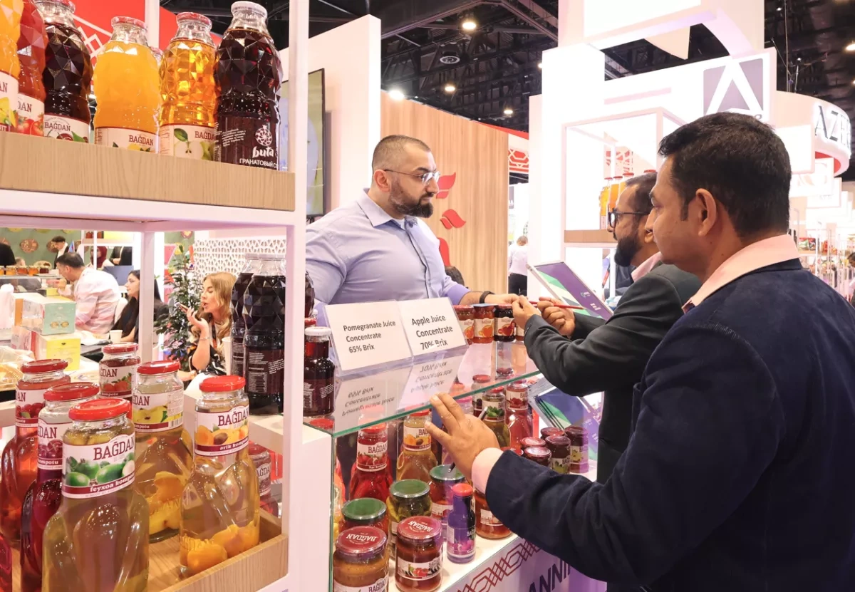 Azerbaijan exhibits its best food & beverages at int'l expo in Dubai PHOTO