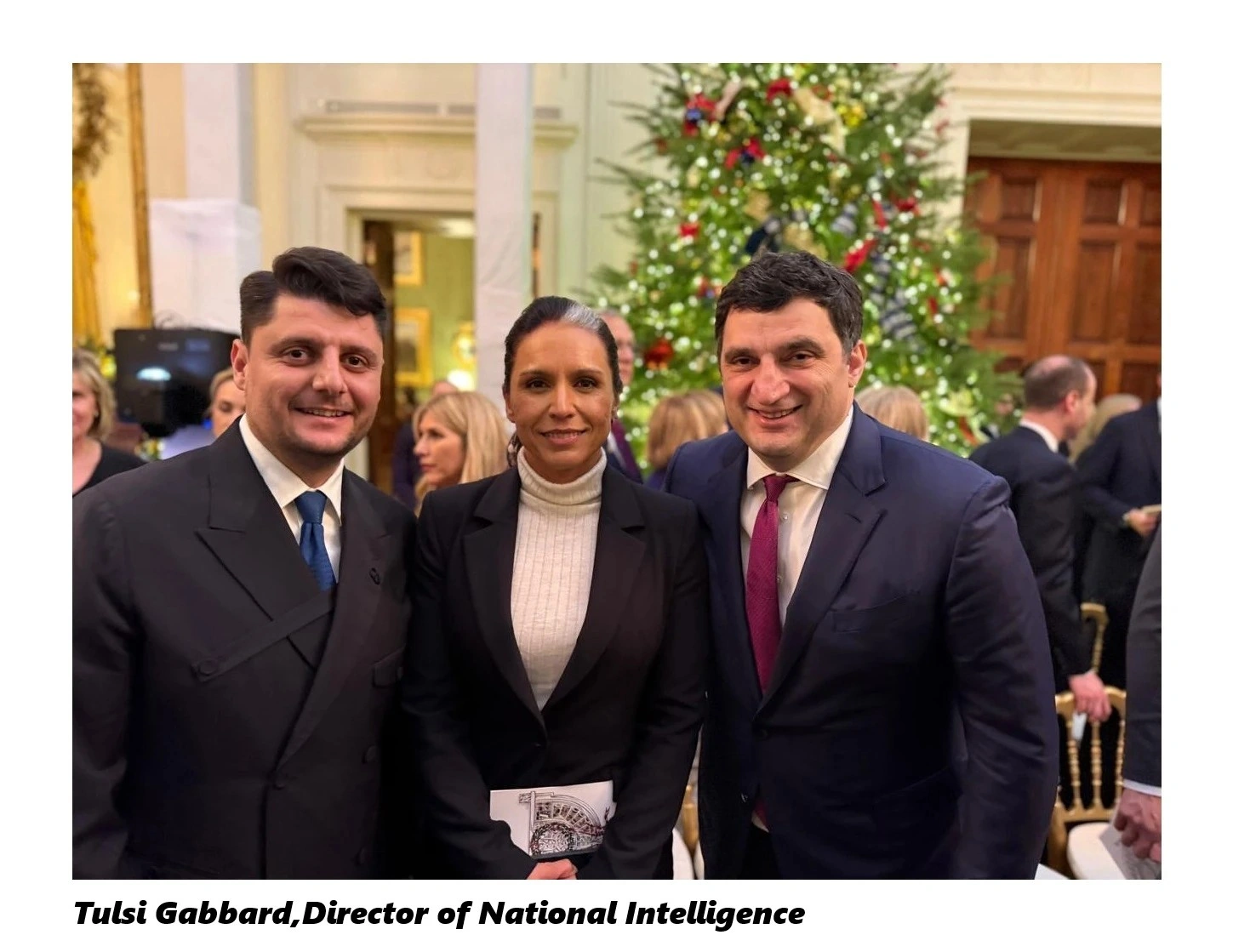 CEOs of Georgian companies Orbi Group and Block Group attended a Christmas Party at the White House