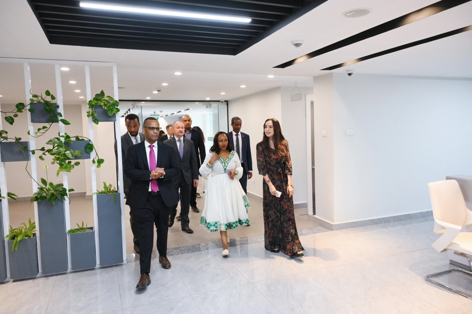 Heydar Aliyev Foundation VP Leyla Aliyeva visits MESOB One-Stop Service Center in Ethiopia (PHOTO)
