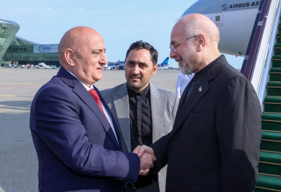 Chairman of Islamic Consultative Council of Iran arrives in Azerbaijan