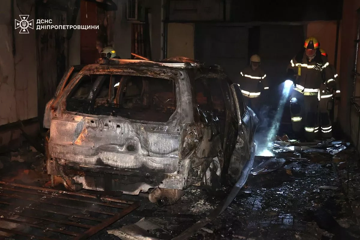 Russian drone strikes hit Ukraine's Dnipropetrovsk region, two injured PHOTO