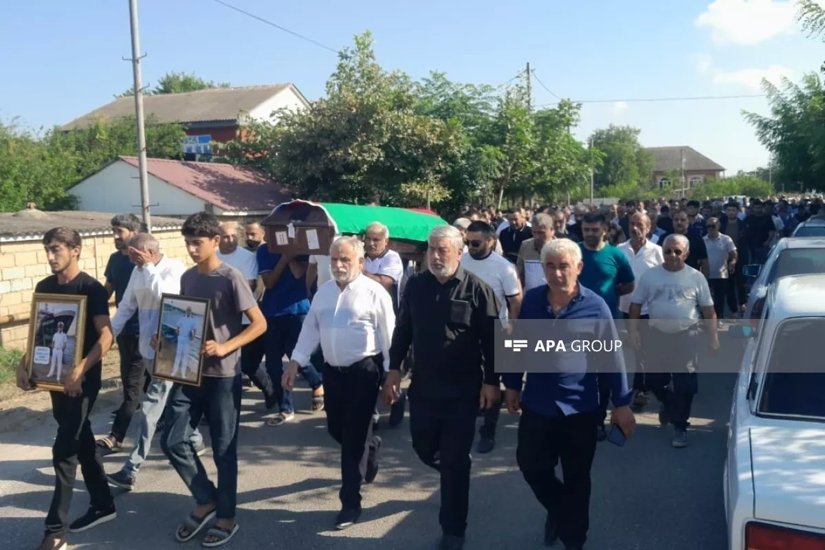 Azerbaijani captain who died in attack near Odesa buried in hometown PHOTO