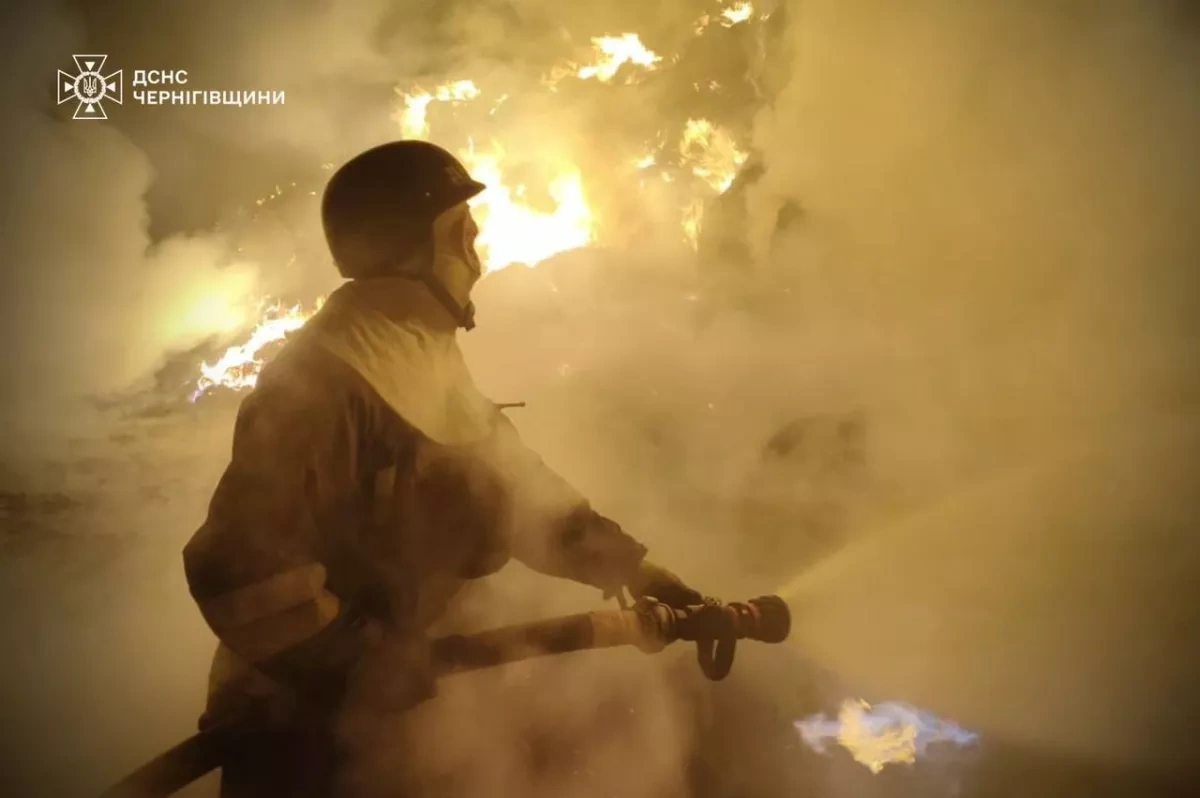 Ukraine's Chernihiv region damaged in Russian drone assaults photo