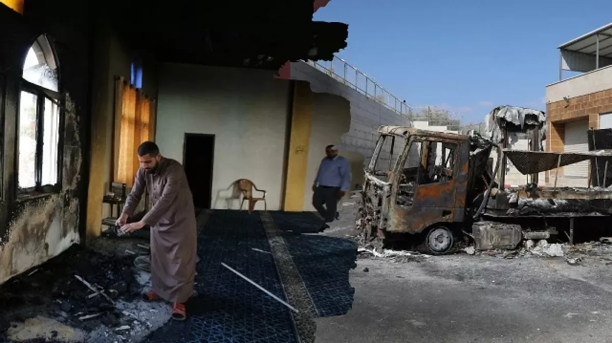 Mosques burned, homes damaged in West Bank settler violence PHOTO