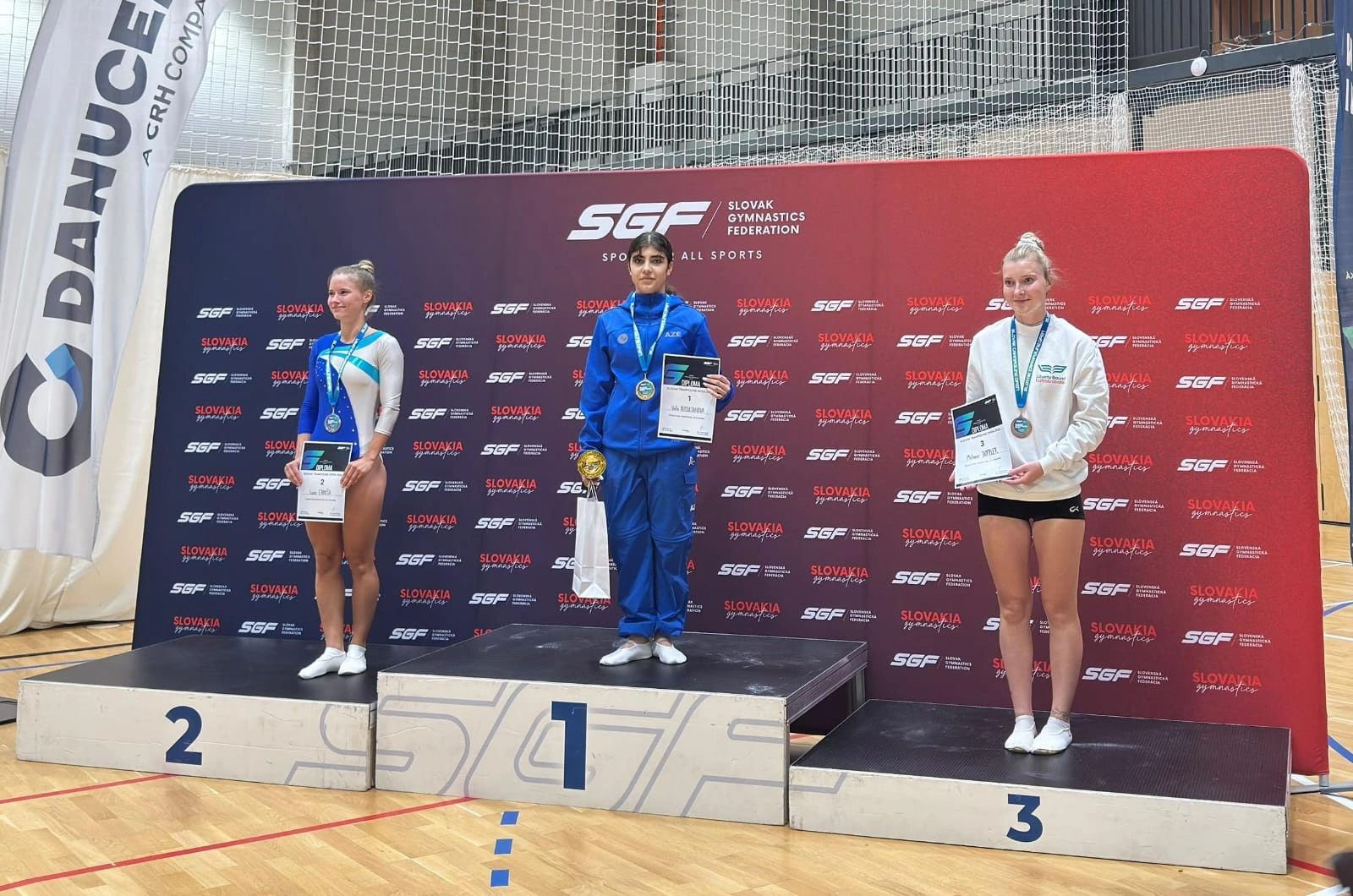 Azerbaijani gymnasts secure multiple medals in Bratislava (PHOTO)