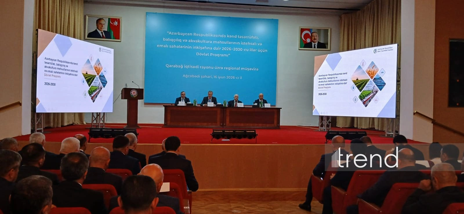 Azerbaijan's Aghjabadi hosts debates on new state program for agricultural dev't (PHOTO)
