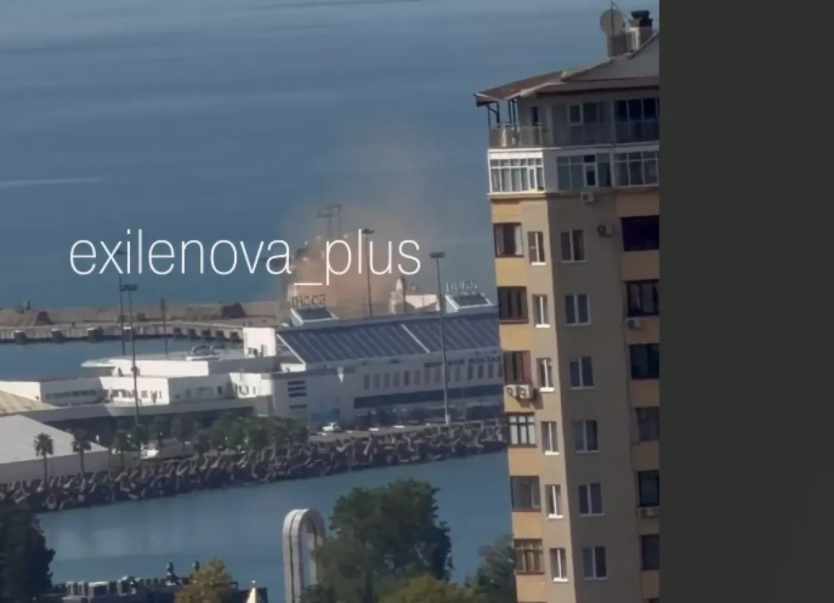 Media: Ukraine targets Russian vessel NEFRIT with sea drone near Sochi VIDEO