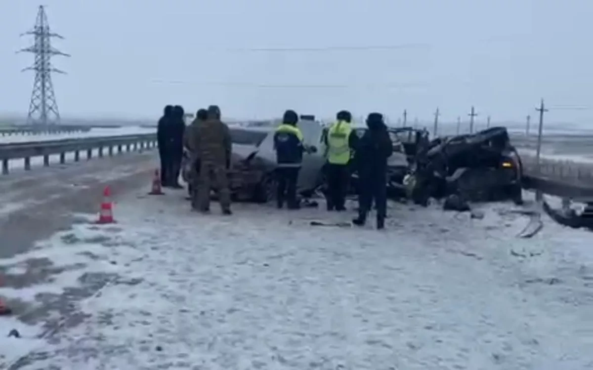 Tragic crash in Kazakhstan: One dead, two injured VIDEO