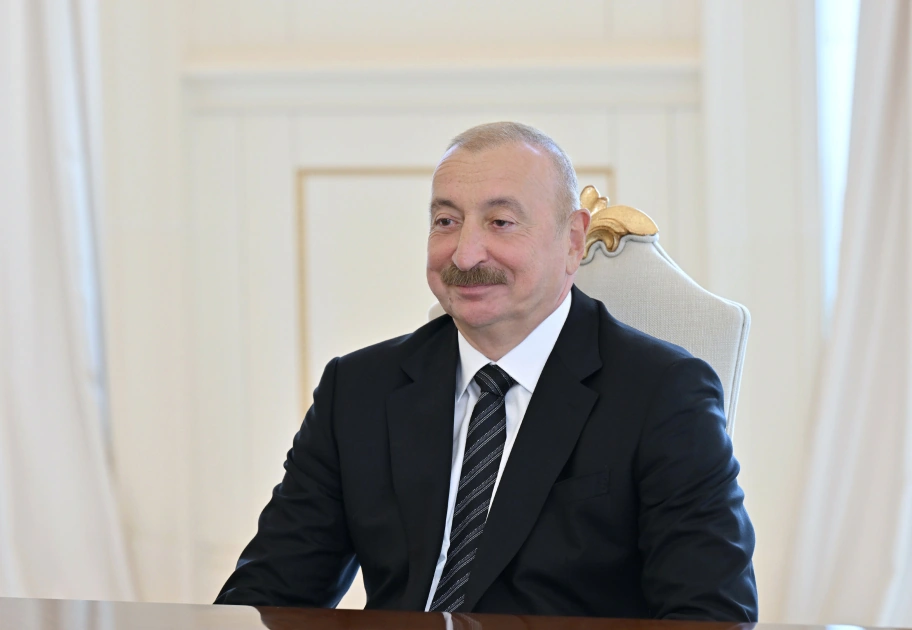 President Ilham Aliyev receives delegation led by Chairman of Islamic Consultative Assembly of Iran (PHOTO)