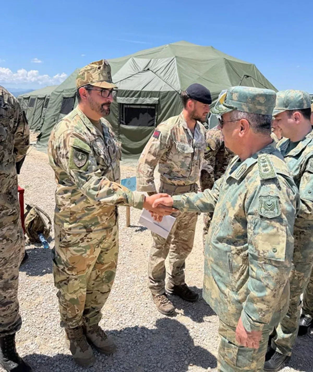 Defence chief Hasanov watches Azerbaijani troops at Platinum Wolf 26 drills in Serbia PHOTO